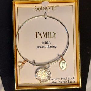 Footnotes Family Charm Bracelet